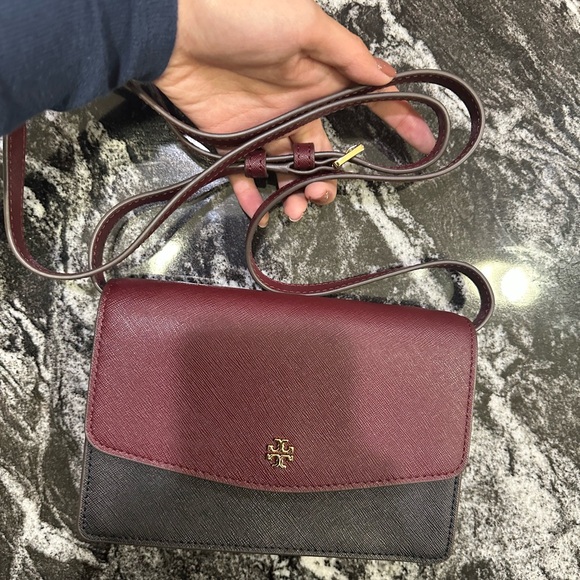 NEW Tory Burch Emerson Color-Block Mini Shoulder Bag - Picture 2 of 8